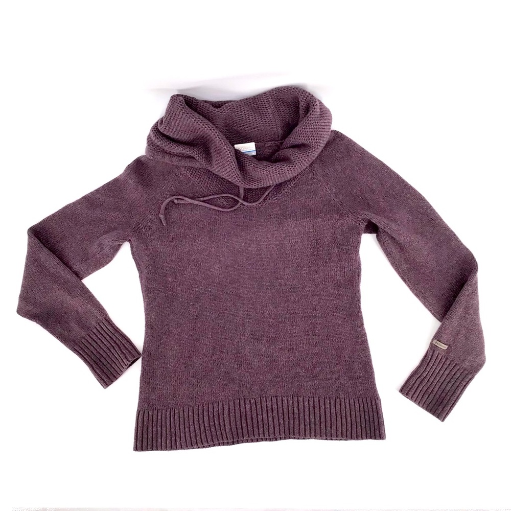 Columbia Cowl Neck Sweater Sz Medium